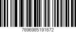 Código de barras (EAN, GTIN, SKU, ISBN): '7896985191672'