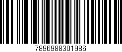 Código de barras (EAN, GTIN, SKU, ISBN): '7896988301986'