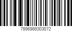 Código de barras (EAN, GTIN, SKU, ISBN): '7896988303072'