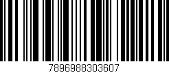 Código de barras (EAN, GTIN, SKU, ISBN): '7896988303607'