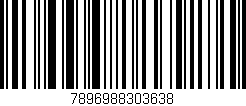 Código de barras (EAN, GTIN, SKU, ISBN): '7896988303638'