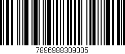 Código de barras (EAN, GTIN, SKU, ISBN): '7896988309005'