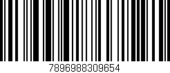 Código de barras (EAN, GTIN, SKU, ISBN): '7896988309654'