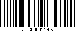 Código de barras (EAN, GTIN, SKU, ISBN): '7896988311695'