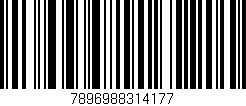 Código de barras (EAN, GTIN, SKU, ISBN): '7896988314177'