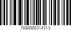 Código de barras (EAN, GTIN, SKU, ISBN): '7896988314313'
