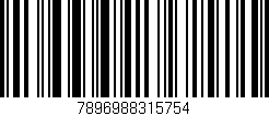 Código de barras (EAN, GTIN, SKU, ISBN): '7896988315754'
