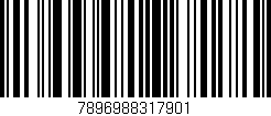 Código de barras (EAN, GTIN, SKU, ISBN): '7896988317901'