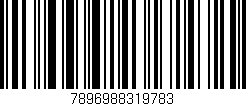 Código de barras (EAN, GTIN, SKU, ISBN): '7896988319783'