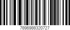 Código de barras (EAN, GTIN, SKU, ISBN): '7896988320727'