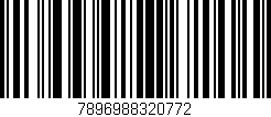 Código de barras (EAN, GTIN, SKU, ISBN): '7896988320772'