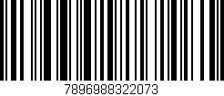 Código de barras (EAN, GTIN, SKU, ISBN): '7896988322073'