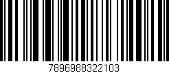 Código de barras (EAN, GTIN, SKU, ISBN): '7896988322103'