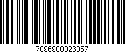 Código de barras (EAN, GTIN, SKU, ISBN): '7896988326057'