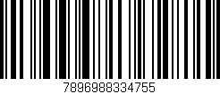 Código de barras (EAN, GTIN, SKU, ISBN): '7896988334755'