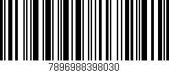 Código de barras (EAN, GTIN, SKU, ISBN): '7896988398030'