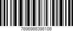 Código de barras (EAN, GTIN, SKU, ISBN): '7896988398108'