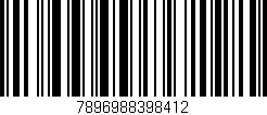 Código de barras (EAN, GTIN, SKU, ISBN): '7896988398412'