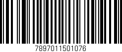 Código de barras (EAN, GTIN, SKU, ISBN): '7897011501076'