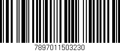Código de barras (EAN, GTIN, SKU, ISBN): '7897011503230'