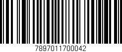 Código de barras (EAN, GTIN, SKU, ISBN): '7897011700042'
