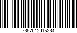 Código de barras (EAN, GTIN, SKU, ISBN): '7897012915384'
