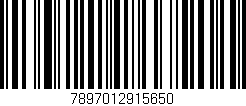 Código de barras (EAN, GTIN, SKU, ISBN): '7897012915650'