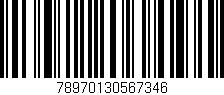 Código de barras (EAN, GTIN, SKU, ISBN): '78970130567346'