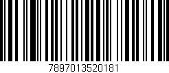 Código de barras (EAN, GTIN, SKU, ISBN): '7897013520181'