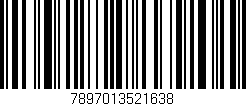 Código de barras (EAN, GTIN, SKU, ISBN): '7897013521638'