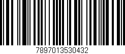 Código de barras (EAN, GTIN, SKU, ISBN): '7897013530432'