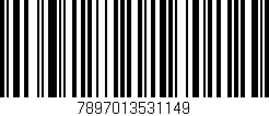 Código de barras (EAN, GTIN, SKU, ISBN): '7897013531149'