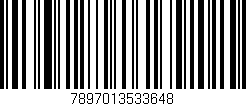 Código de barras (EAN, GTIN, SKU, ISBN): '7897013533648'