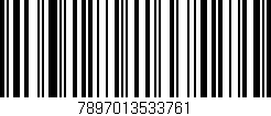 Código de barras (EAN, GTIN, SKU, ISBN): '7897013533761'