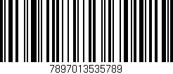 Código de barras (EAN, GTIN, SKU, ISBN): '7897013535789'