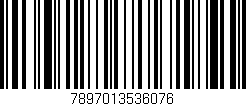 Código de barras (EAN, GTIN, SKU, ISBN): '7897013536076'