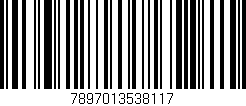 Código de barras (EAN, GTIN, SKU, ISBN): '7897013538117'