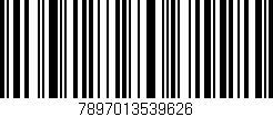Código de barras (EAN, GTIN, SKU, ISBN): '7897013539626'