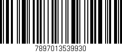 Código de barras (EAN, GTIN, SKU, ISBN): '7897013539930'