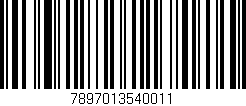 Código de barras (EAN, GTIN, SKU, ISBN): '7897013540011'