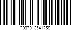Código de barras (EAN, GTIN, SKU, ISBN): '7897013541759'