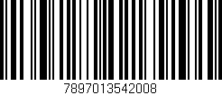 Código de barras (EAN, GTIN, SKU, ISBN): '7897013542008'