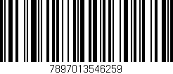 Código de barras (EAN, GTIN, SKU, ISBN): '7897013546259'