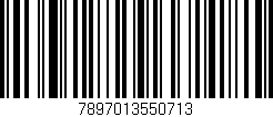 Código de barras (EAN, GTIN, SKU, ISBN): '7897013550713'
