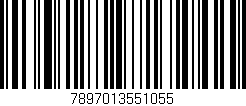 Código de barras (EAN, GTIN, SKU, ISBN): '7897013551055'