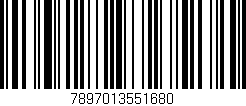Código de barras (EAN, GTIN, SKU, ISBN): '7897013551680'
