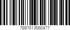 Código de barras (EAN, GTIN, SKU, ISBN): '7897013560477'
