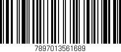 Código de barras (EAN, GTIN, SKU, ISBN): '7897013561689'