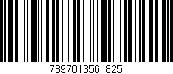 Código de barras (EAN, GTIN, SKU, ISBN): '7897013561825'