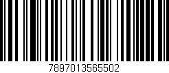 Código de barras (EAN, GTIN, SKU, ISBN): '7897013565502'